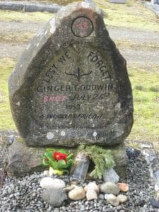 Ginger Goodwin's Gravestone